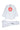 Back view of the white AXIS Kimono by adidas for Gracie Barra showing large red Barra Shield on the jacket back, adidas logo below the collar, and white pants with gray adidas stripes.