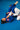 Womens blue Axis Kimono by adidas worn during live jiu-jitsu training, showing the jacket and pants in motion on the mat.