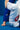 Blue Axis Womens Kimono gi pant leg with embroidered white adidas logo, worn during ground training on the mat.