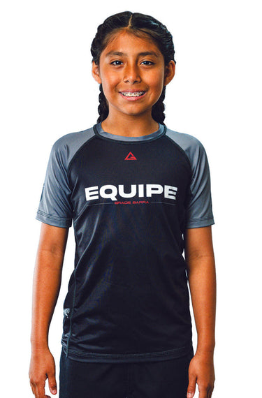 GB Edition S/S Youth Ranked Rashguard - Grey - GB Wear Australia