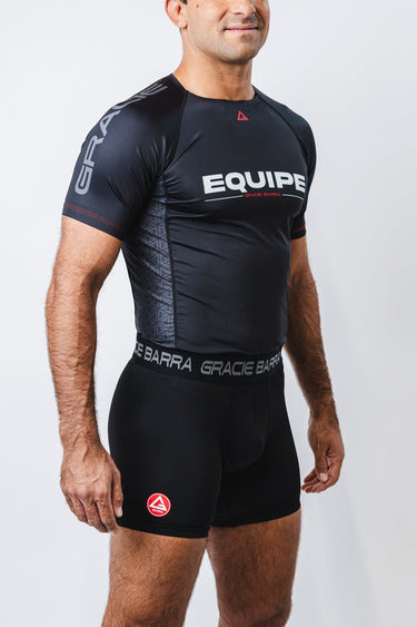 GB Essentials Mens 6" Compression Shorts Multipack - Black