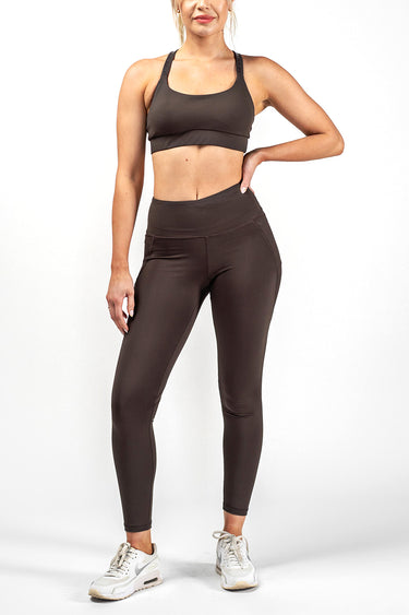 GB Elevate Sports Bra - Brown - GB Wear Australia