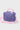 Purple Sakura Kids Lunchbox front view showing floral pattern, Pink Gracie Barra logo and front zippered pocket