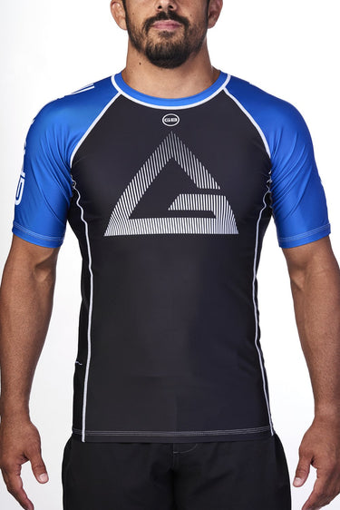 Unisex Ranked Rashguard S/S - Blue - GB Wear Australia