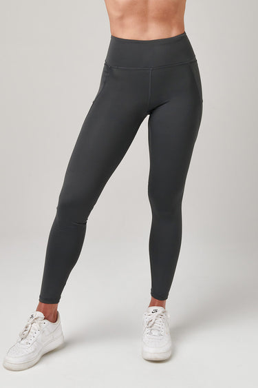 GB Elevate High-Waist Leggings - Grey - GB Wear Australia