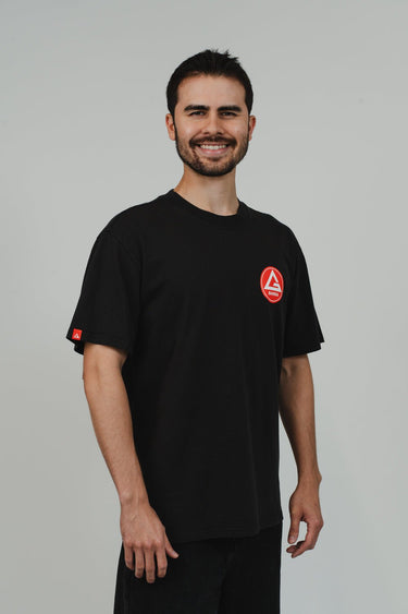 Red Shield Elite Mens Tee - Black