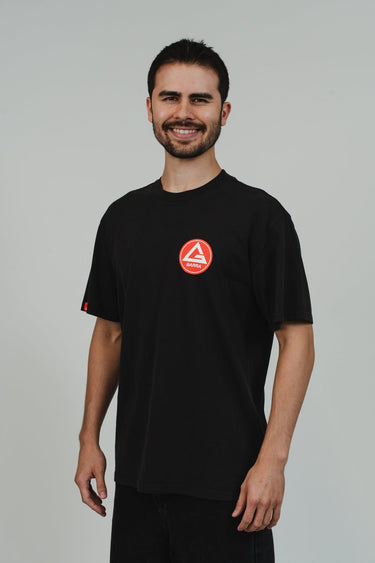 Red Shield Elite Mens Tee - Black