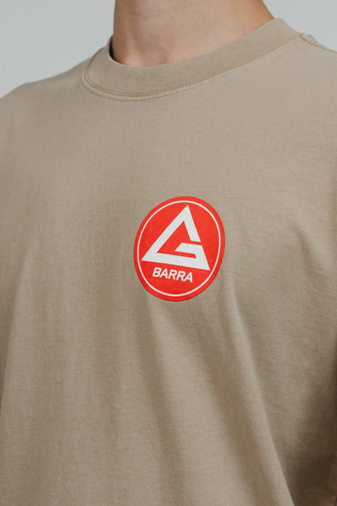 Red Shield Elite Mens Tee - Sand