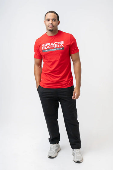 40 Years Competition Team Mens Tee - Red - front