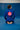 Back of the blue Axis Womens Kimono by adidas with the red circular Gracie Barra Carlos Gracie Jr. patch and white adidas logo.