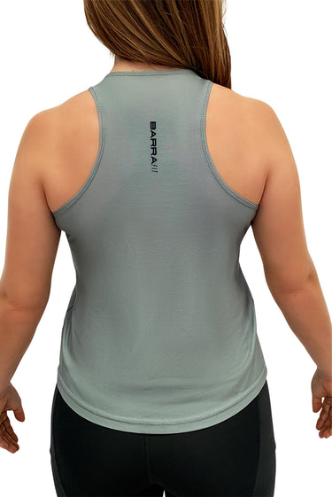 BARRA FIT Womens Tank V2 - Grey - GB Wear Australia