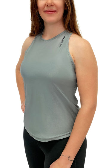 BARRA FIT Womens Tank V2 - Grey - GB Wear Australia