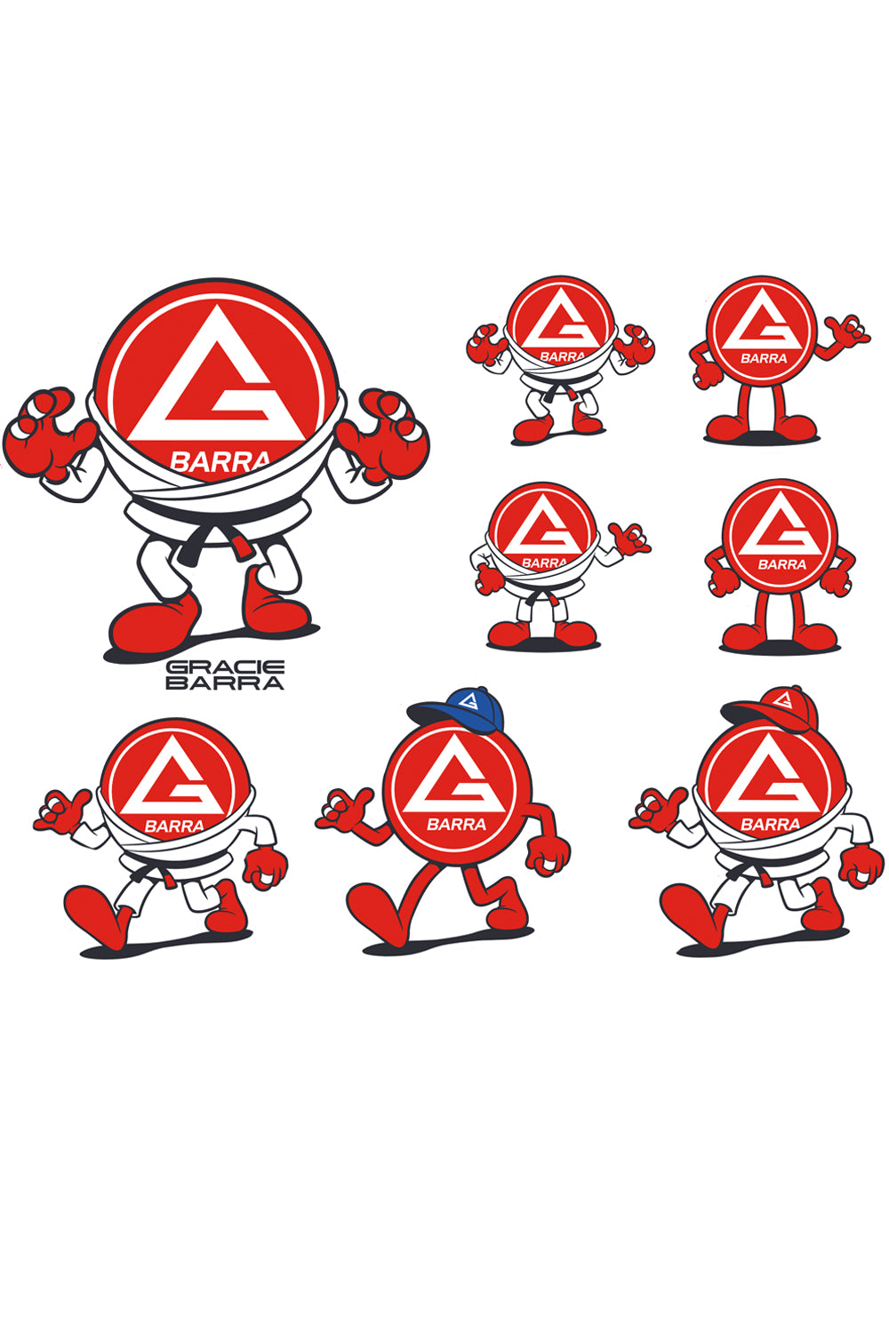 Barrinha Sticker Sheet - White