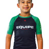 GB Edition S/S Youth Ranked Rashguard - Green - GB Wear Australia
