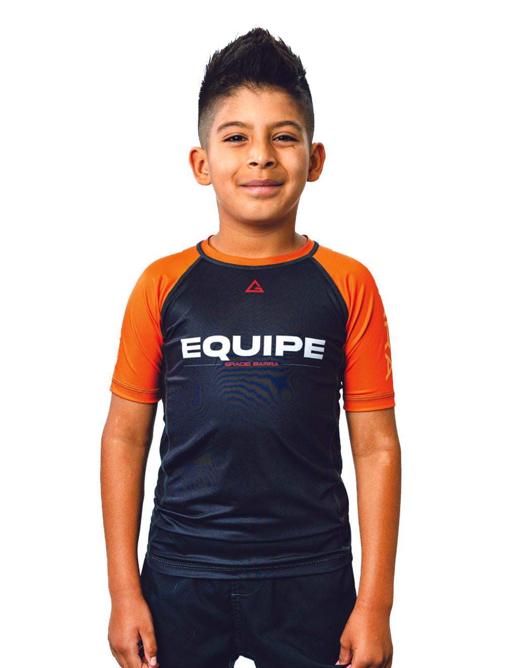 GB Edition S/S Youth Ranked Rashguard - Orange - GB Wear Australia