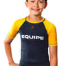 GB Edition S/S Youth Ranked Rashguard - Yellow - GB Wear Australia
