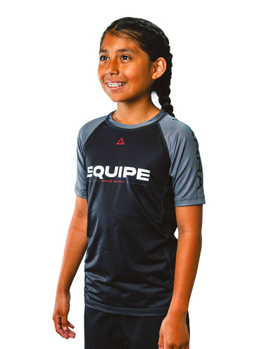 GB Edition S/S Youth Ranked Rashguard - Grey - GB Wear Australia