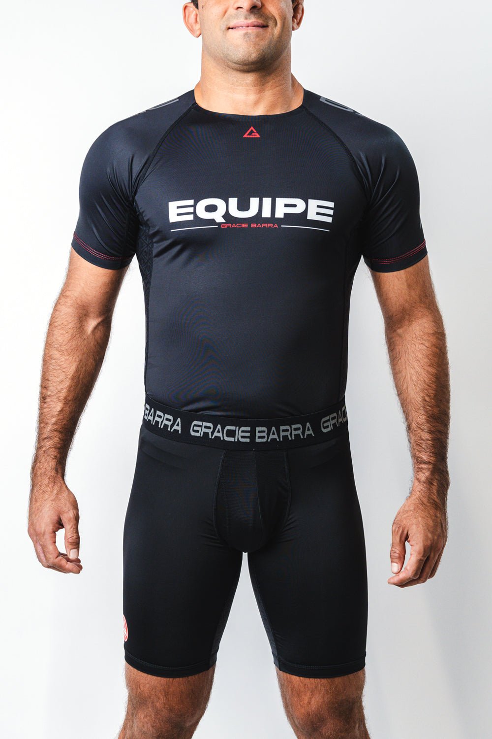 GB Essentials Mens 9" Compression Shorts Multipack - Black