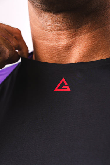 GB Essentials Long Sleeve Ranked Rashguard - Purple