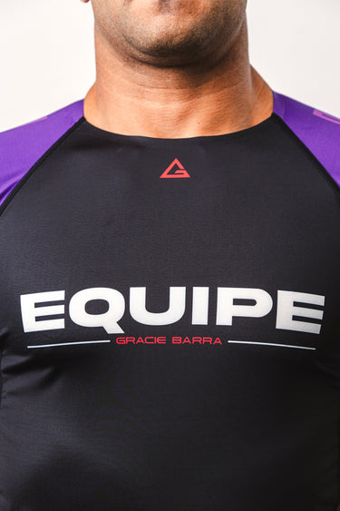 GB Essentials Long Sleeve Ranked Rashguard - Purple