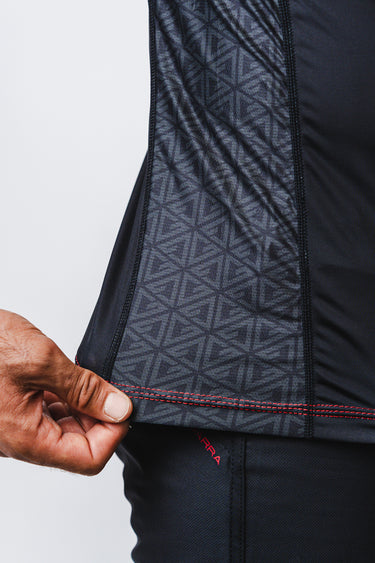 GB Essentials Long Sleeve Ranked Rashguard - Brown