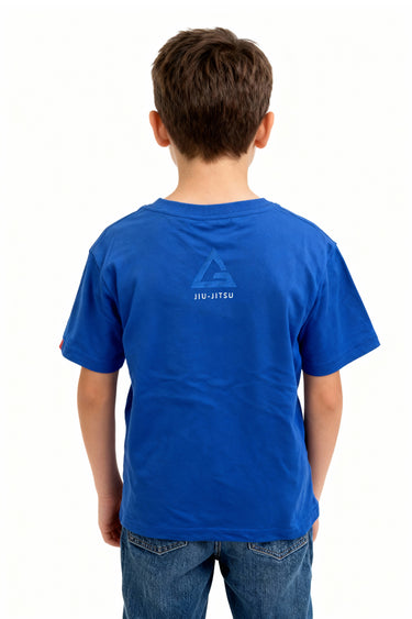 Emblem Kids Tee - Blue