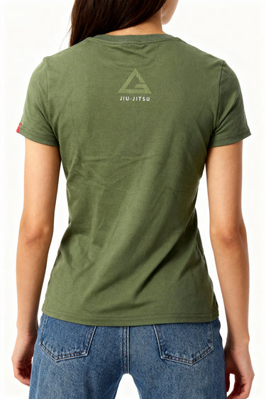Emblem Womens Tee - Olive