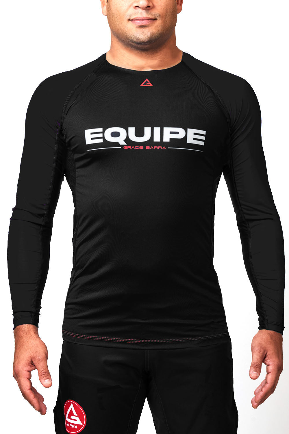 GB Essentials Long Sleeve Ranked Rashguard - Black