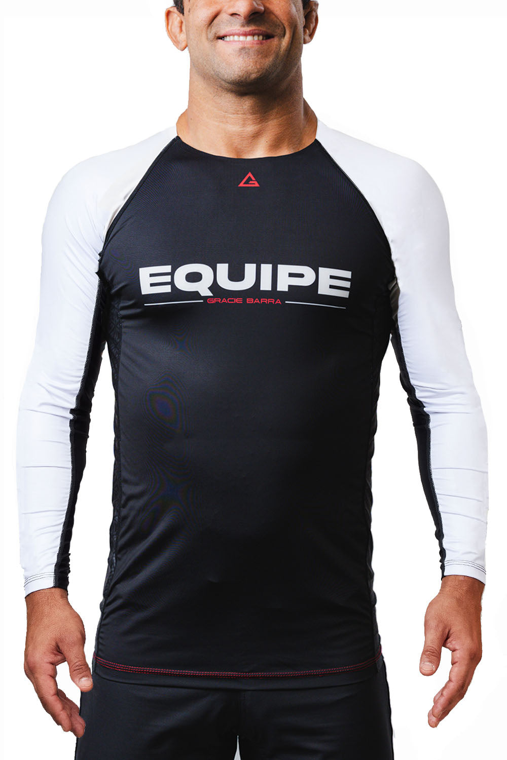 GB Essentials Long Sleeve Ranked Rashguard - White