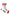 Red Shield Socks - White