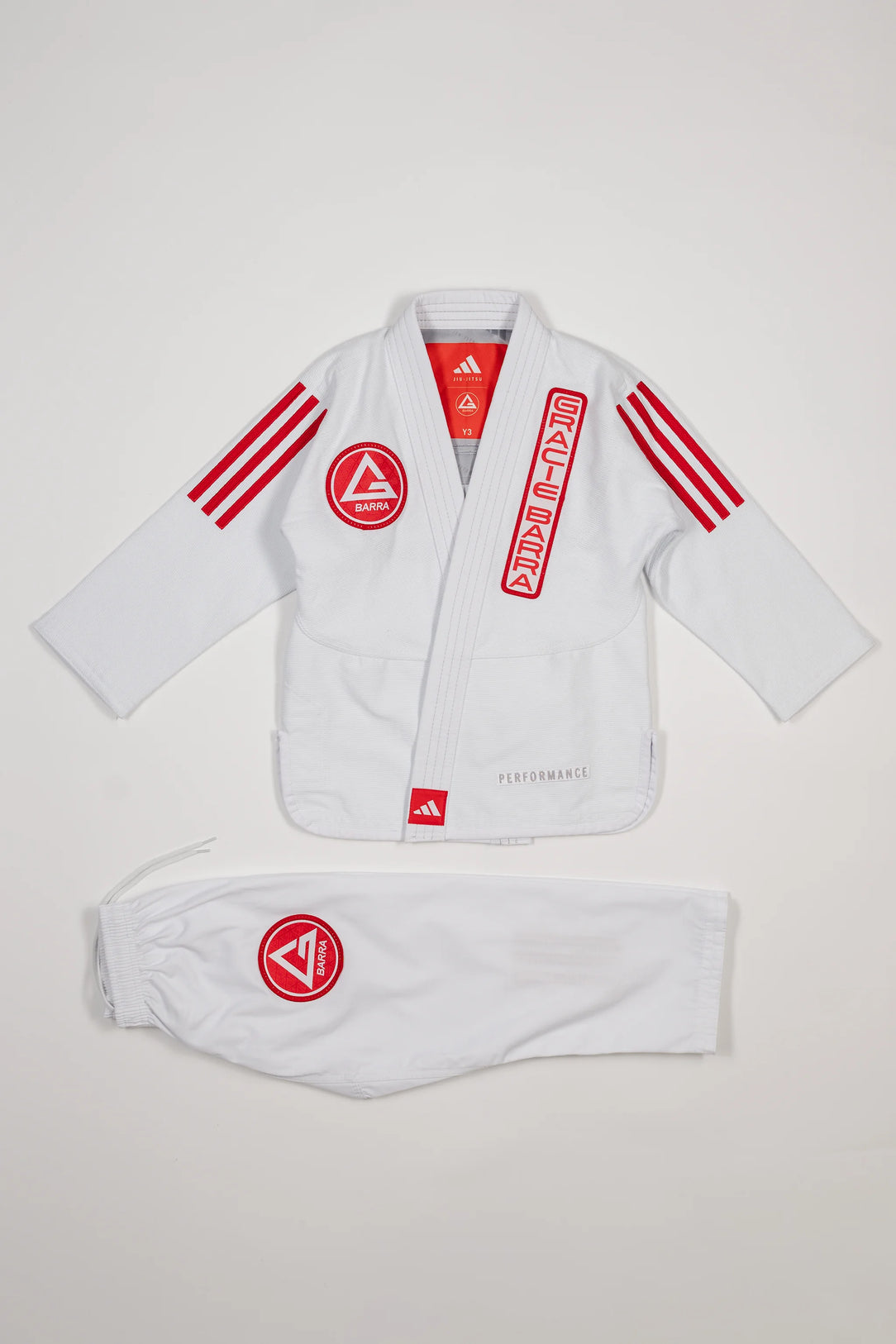 III Stripes Youth Kimono by adidas - White