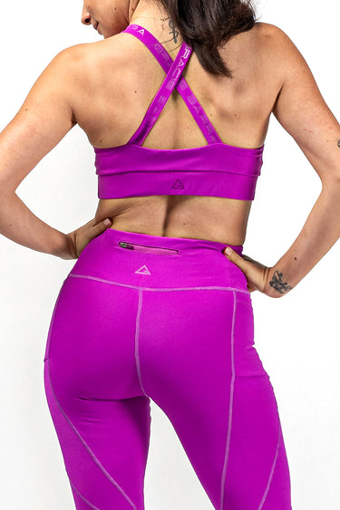 GB Elevate High Waist Leggings - Purple - GB Wear Australia