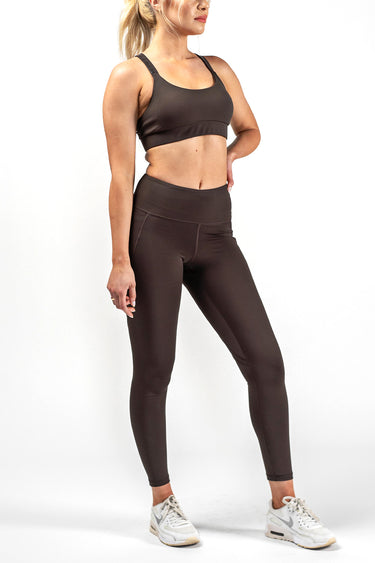 GB Elevate Sports Bra - Brown - GB Wear Australia