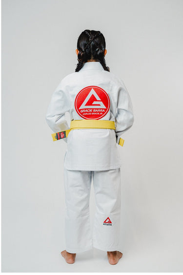AtletaGB V4 Youth Kimono - White