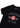 Close-up of black Gracie Barra kids Ready Set Roll t-shirt featuring GB logo, Jiu-Jitsu text, and checkered flag graphic on front