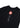 Back view of black Gracie Barra kids t-shirt with vertical Jiu-Jitsu text and red GB logo at upper back