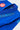 Close-up of the blue Ripstop Lightweight Kimono collar with embroidered Gracie Barra lapel branding and red contrast stitching