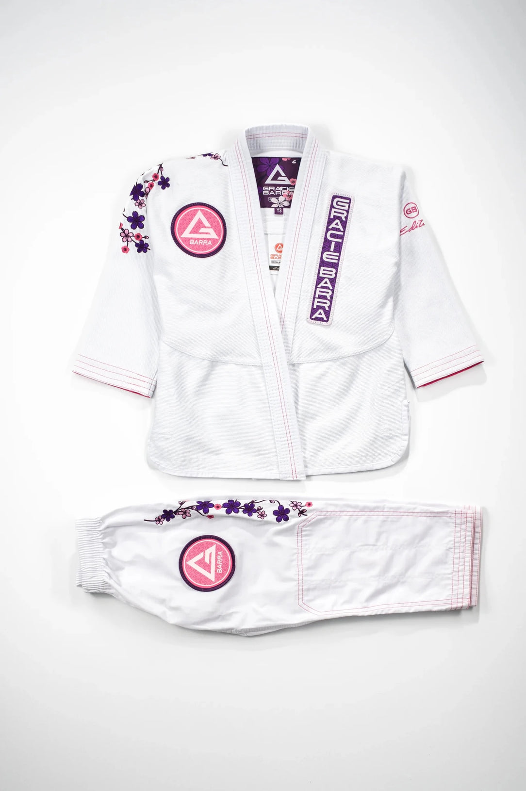 Sakura V3 Kids Kimono - White
