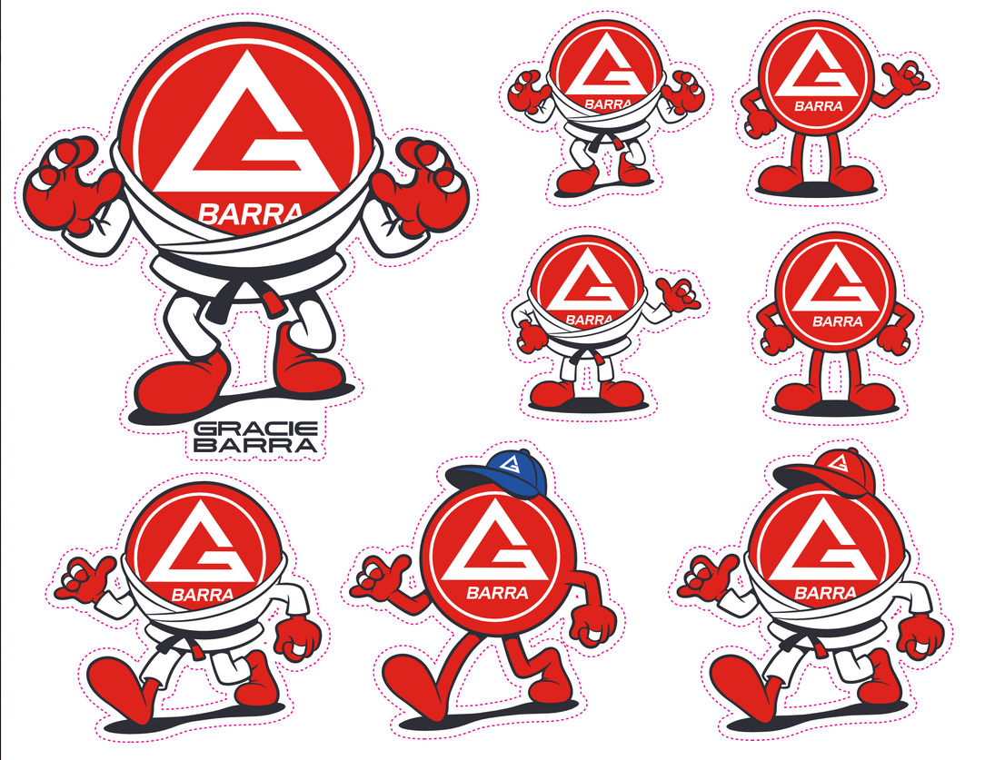 Barrinha Sticker Sheet - White - GB Wear Australia