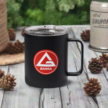 12 oz Barra Shield Insulated Camping Mug - Black