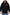 Red Shield Zip Hoodie - Black