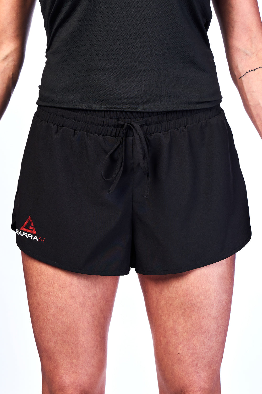 BARRA FIT Womens 2 in 1 Short - Black - GB Wear Australia