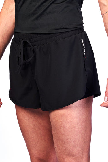 BARRA FIT Womens 2 in 1 Short - Black - GB Wear Australia