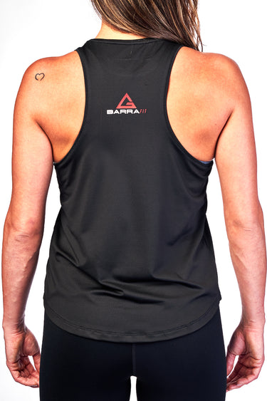 BARRA FIT Womens Tank - Black - GB Wear Australia