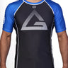 Unisex Ranked Rashguard S/S - Blue - GB Wear Australia