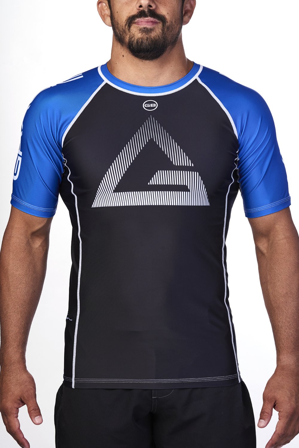 Unisex Ranked Rashguard S/S - Blue - GB Wear Australia