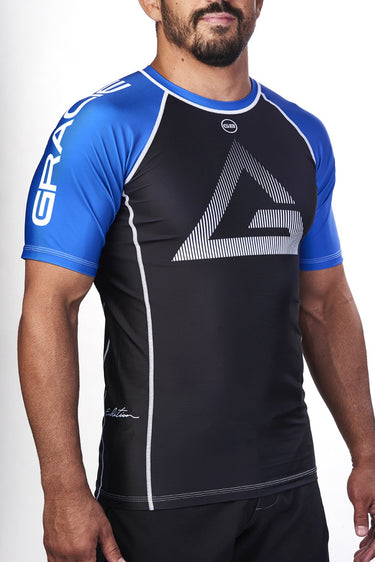 Unisex Ranked Rashguard S/S - Blue - GB Wear Australia