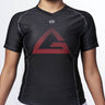 Womens Training Rashguard S/S - Black - GB Wear Australia