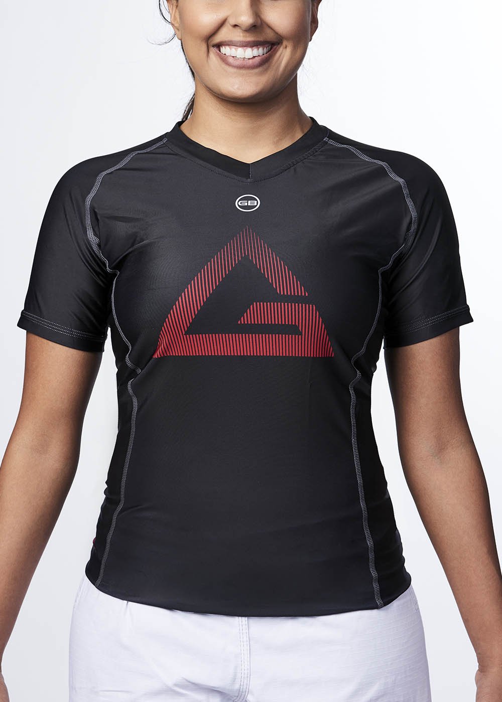 Womens Training Rashguard S/S - Black - GB Wear Australia