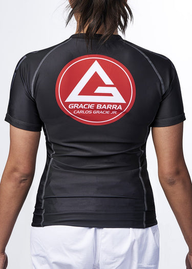 Womens Training Rashguard S/S - Black - GB Wear Australia